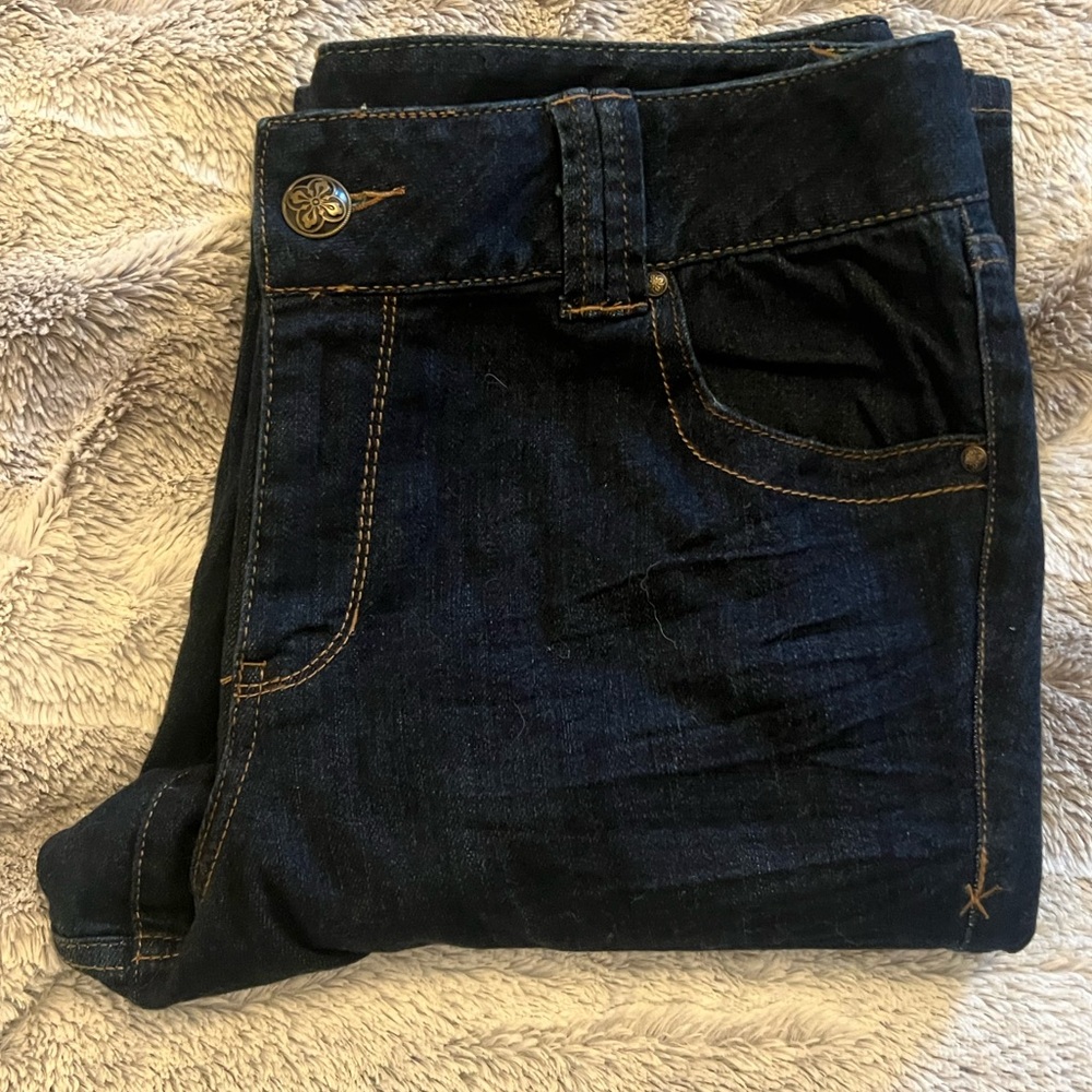 EUC Like New Lane Bryant Distinctly Boot Jeans Size 16 Tall Classic Stretch Fit